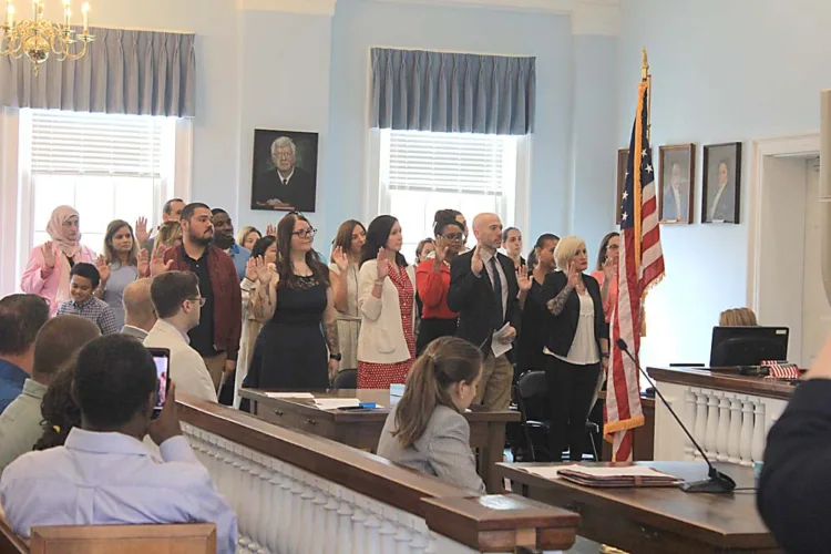 Naturalization ceremony held at Bedford County Courthouse